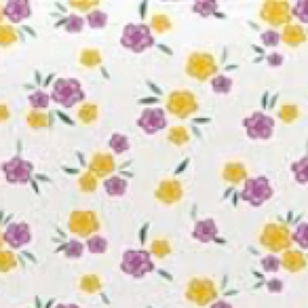 Floral Print Canvas Bag
